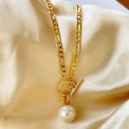 T-bar Clasp Chunky Cuban Link Necklace