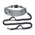 Hands-Free Dog Running Leash with Waist Pack