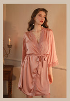 Deep V Neck Spaghetti Strap Backless Lace Nightgown