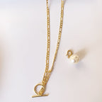 T-bar Clasp Chunky Cuban Link Necklace