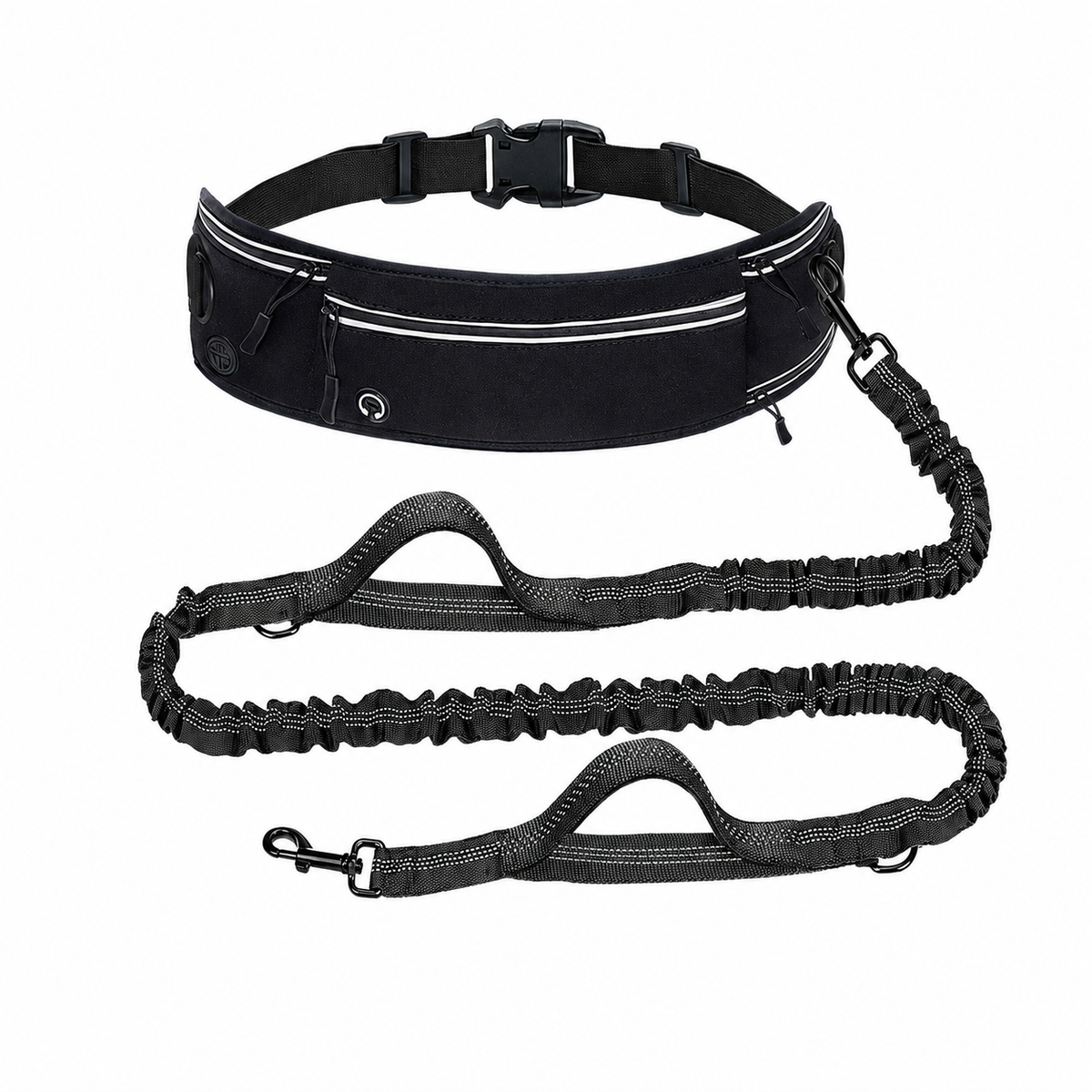 Hands-Free Dog Running Leash with Waist Pack