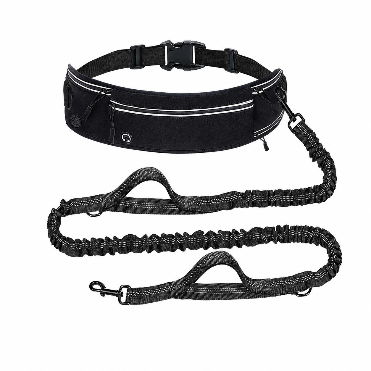 Hands-Free Dog Running Leash with Waist Pack